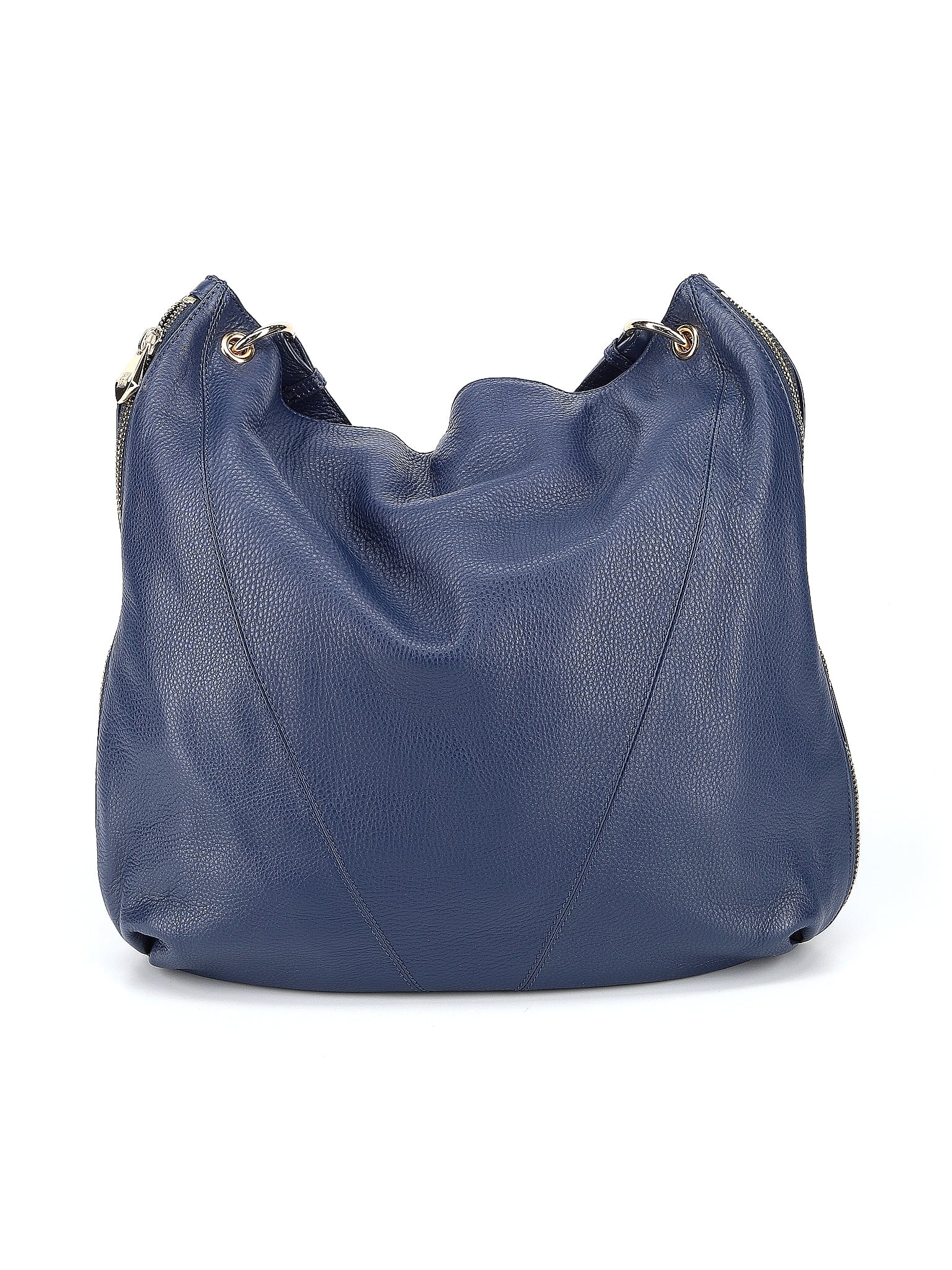 Pour La Victoire Pebbled %Cowhide Leather Handbag Black Clean,lg