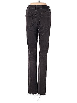 Madewell 9" Mid-Rise Skinny Jeans in Black Sea (view 2)