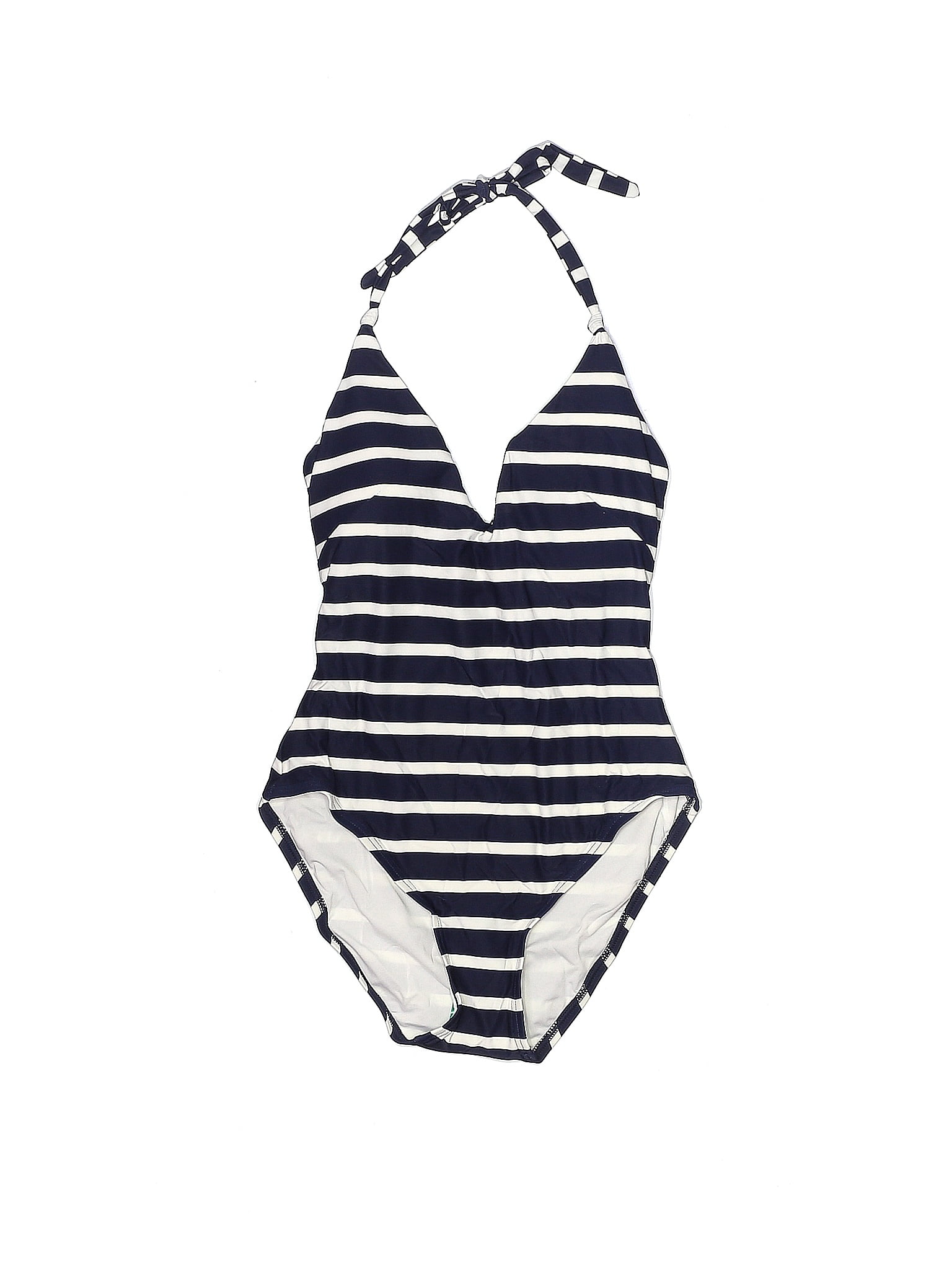 LOFT Beach Stripes Multi Color Blue One Piece Swimsuit Size XS - 57% ...