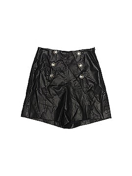 Zara Leather Shorts (view 1)