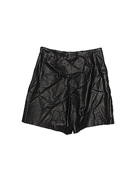 Zara Leather Shorts (view 2)