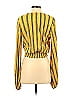 Ramy Brook Stripes Yellow Long Sleeve Top Size S - photo 2