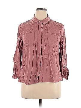 Pink Republic Long Sleeve Button-Down Shirt (view 1)