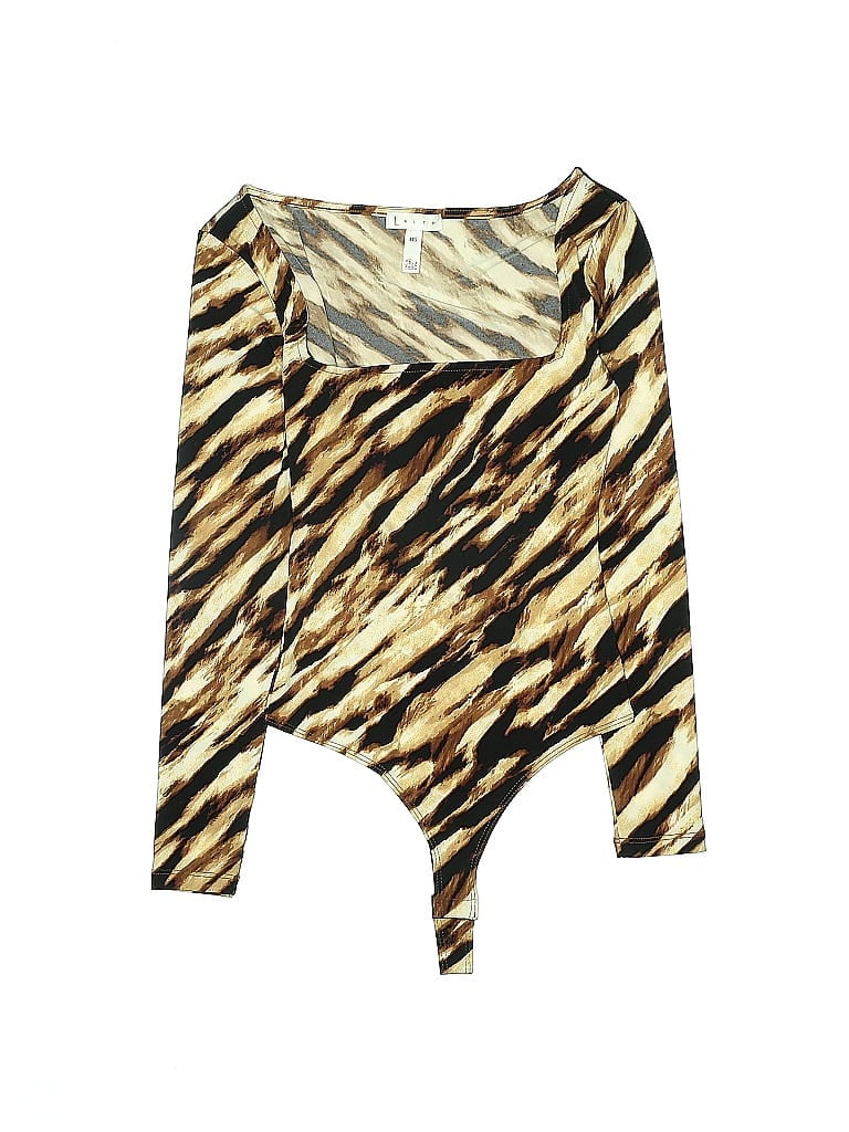 Pre-owned Leith Bodysuit In Brown