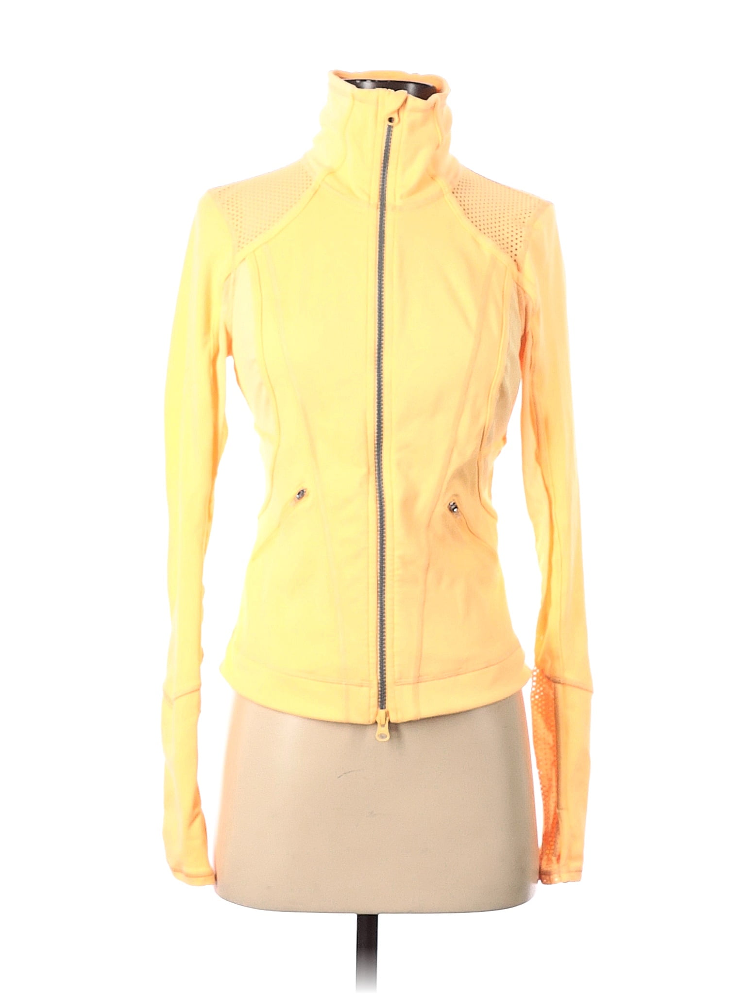 Zella Solid Yellow Track Jacket Size S - 80% off | thredUP
