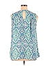 Violet & Claire 100% Polyester Blue Sleeveless Blouse Size 1X (Plus) - photo 2