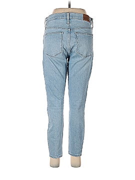 Madewell 9" Mid-Rise Skinny Crop Jeans in Asbury Wash: Button-Front Edition (view 2)