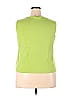 Natalie & Me 100% Cotton Green Sleeveless Blouse Size 2X (Plus) - photo 2