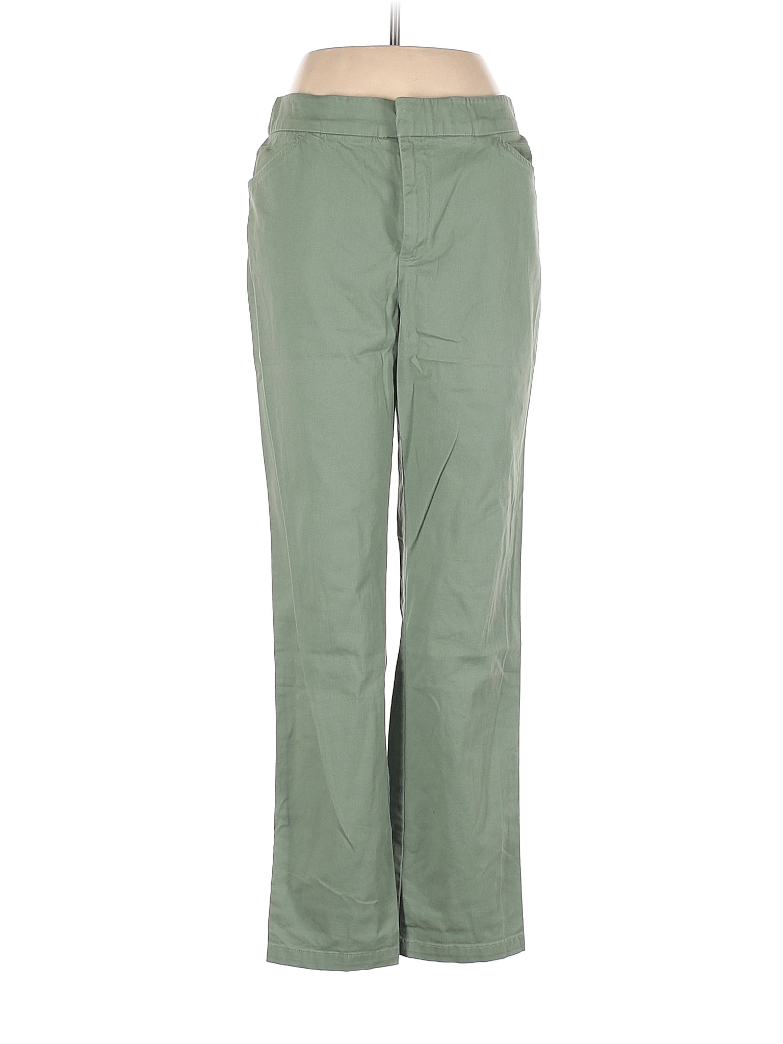 Appleseeds Solid Green Dress Pants Size 8 66 off ThredUp