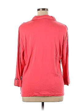 Karen Scott Long Sleeve Polo (view 2)