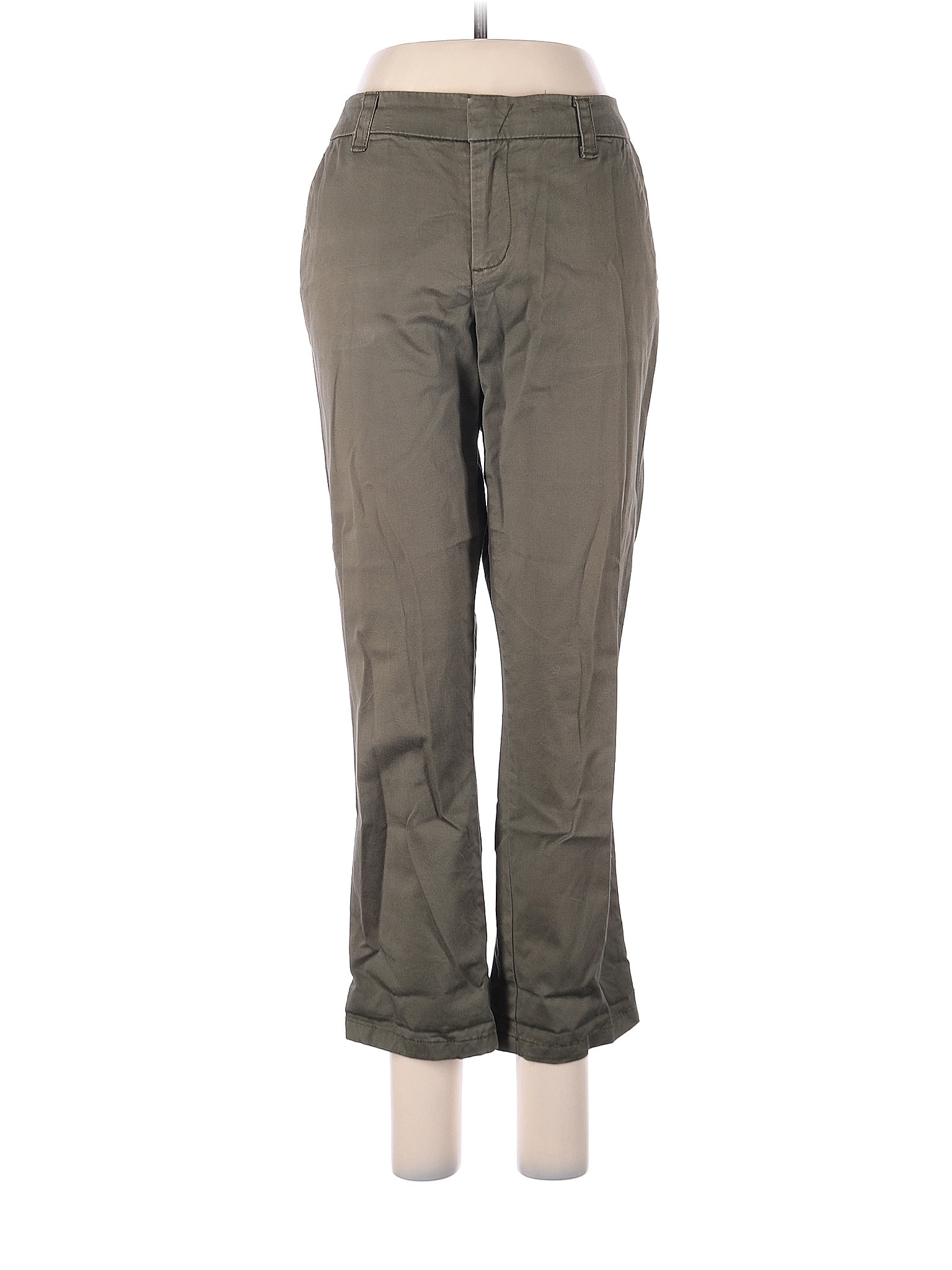 JCPenney Solid Green Khakis Size 8 48 off thredUP