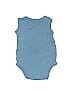 HB Baby 100% Cotton Acid Wash Print Blue Short Sleeve Onesie Size 3-6 mo - photo 2