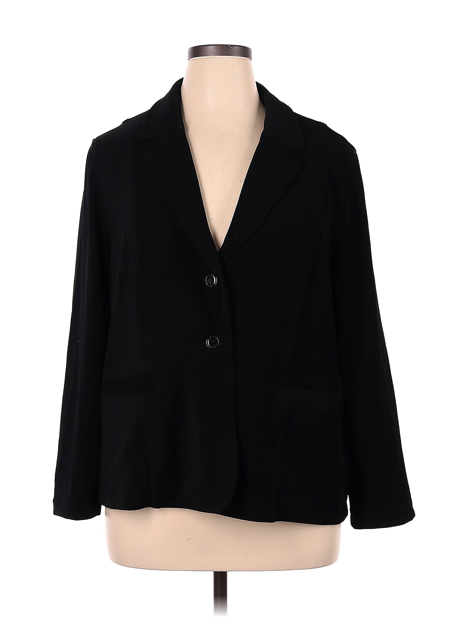 Coldwater Creek Black Coat Size XL - 75% off | thredUP