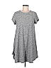 Glamorous Marled Solid Gray Casual Dress Size M - photo 1