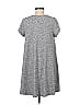 Glamorous Marled Solid Gray Casual Dress Size M - photo 2