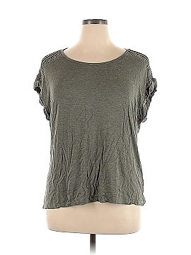 Rose + Olive Short Sleeve Top (view 1)