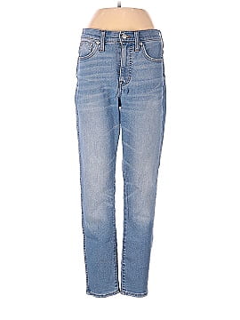Madewell Tall 10" High-Rise Skinny Crop Jeans in Horne Wash (view 1)