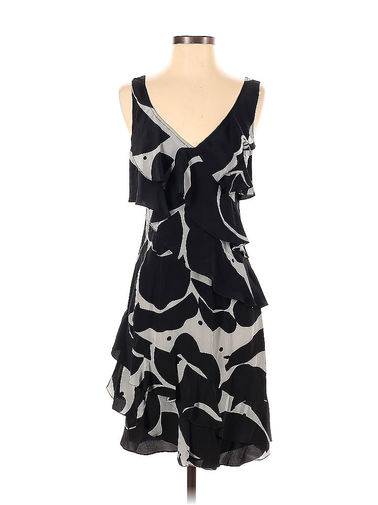 Tracy Reese 100% Silk Black Casual Dress Size 0 - photo 1