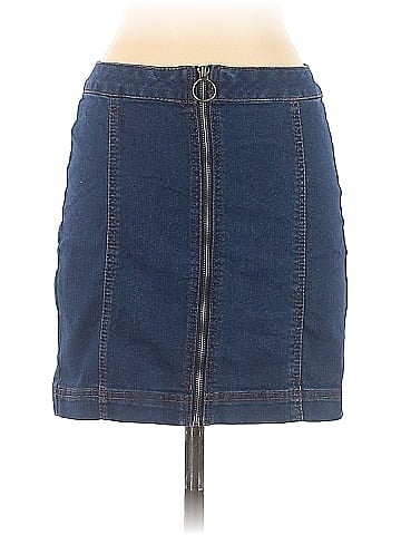Tinseltown Denim Skirt (view 1)