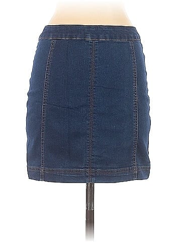 Tinseltown Denim Skirt (view 2)