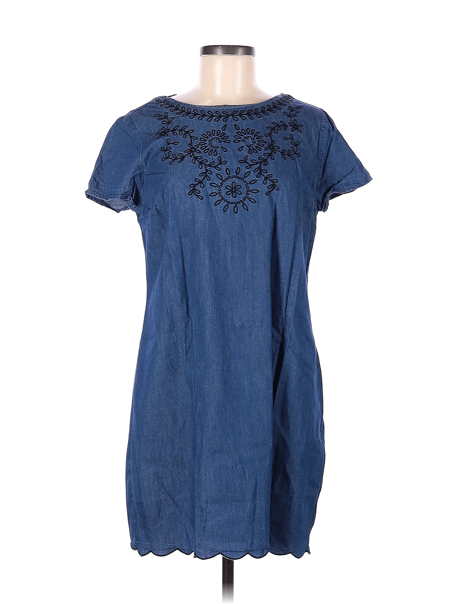 2 in 1 knitted dress 2-in-1 Long Sleeve Midaxi Devil in a Blue Size:3XL(Fit for EU 48-50, US 16-18, UK/AU 20-22, IT 52-54) nz-size-10