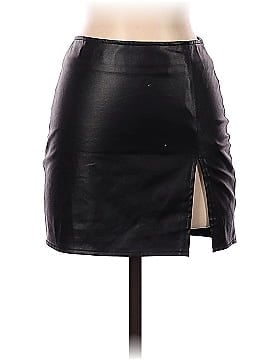 Fashion Nova Leather Skirt (view 1)