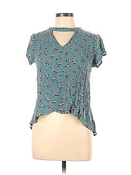 Wall Flower Short Sleeve Blouse (view 1)