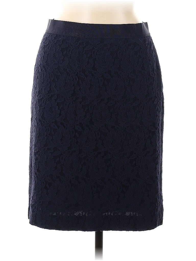 Pre-owned Ann Taylor Formal Skirt In Blue