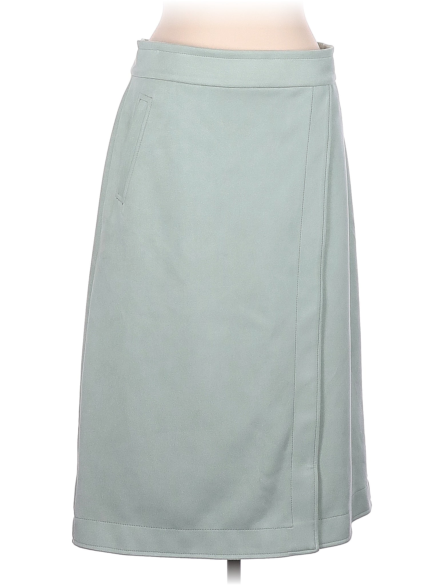 Ann Taylor Green Formal Skirt Size 12 75 off thredUP