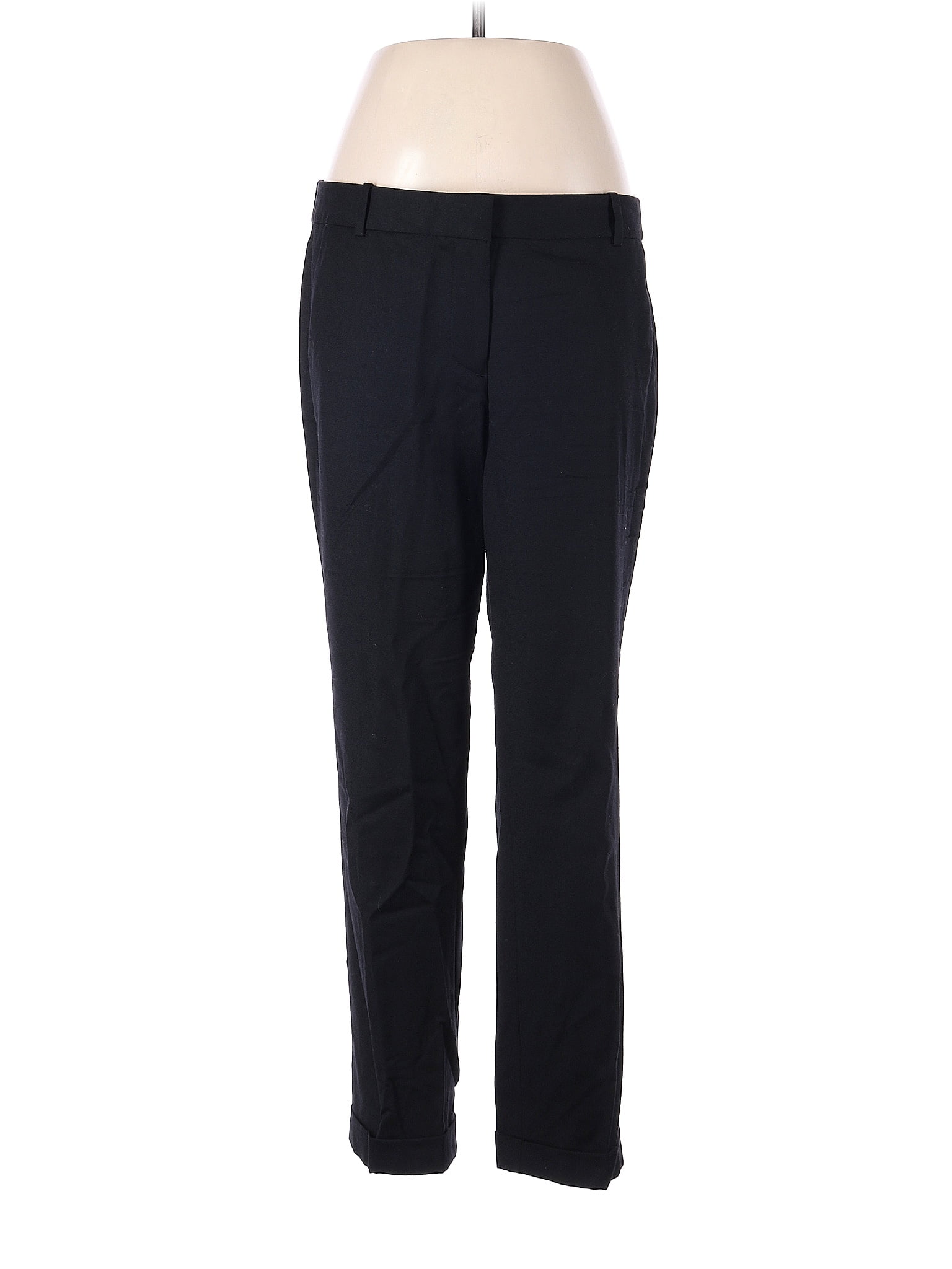 J.Crew 100% Wool Black Wool Pants Size 8 - 88% off | ThredUp