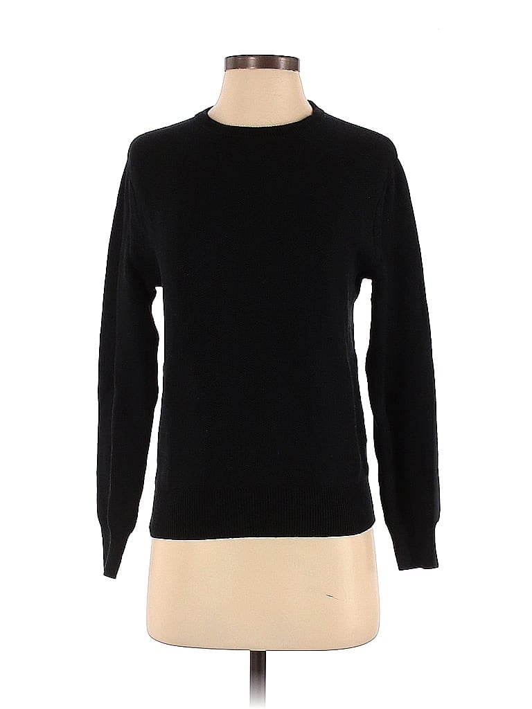 J.Crew Color Block Solid Black Pullover Sweater Size S - 70% off | thredUP