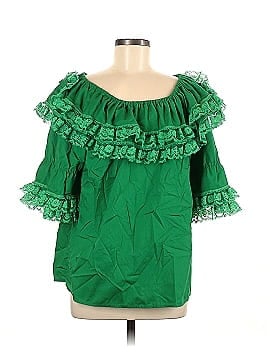 Please 3/4 Sleeve Blouse (view 1)