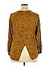 Riah Fashion Gold Ivory Long Sleeve Top Size XL - photo 2