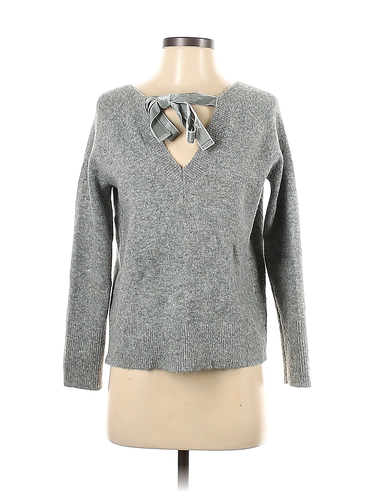 J.Crew Solid Gray Pullover Sweater Size XXS - 78% off | thredUP