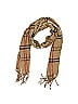 Unbranded Plaid Brown Tan Scarf One Size - photo 1