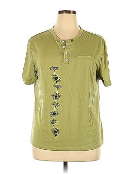 Just Fashion Now Short Sleeve Henley (view 1)