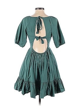 Peter Som Collective Green Puff Sleeve Dress (view 2)