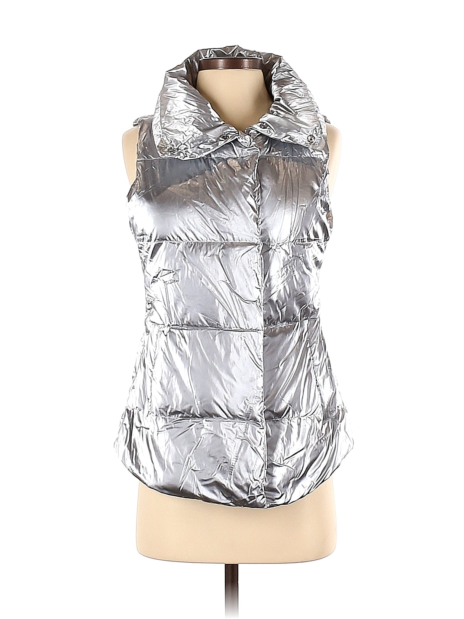 Athleta 100 Nylon Silver Vest Size XS 58 off thredUP