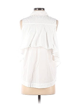 Peter Som Collective White Sleeveless Collared Blouse (view 2)