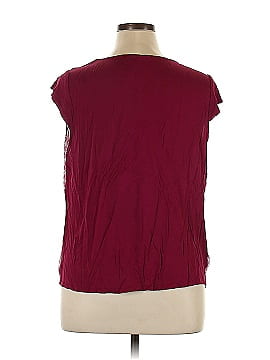 LC Lauren Conrad Short Sleeve Blouse (view 2)