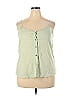Shein Green Sleeveless Blouse Size 1X - photo 1