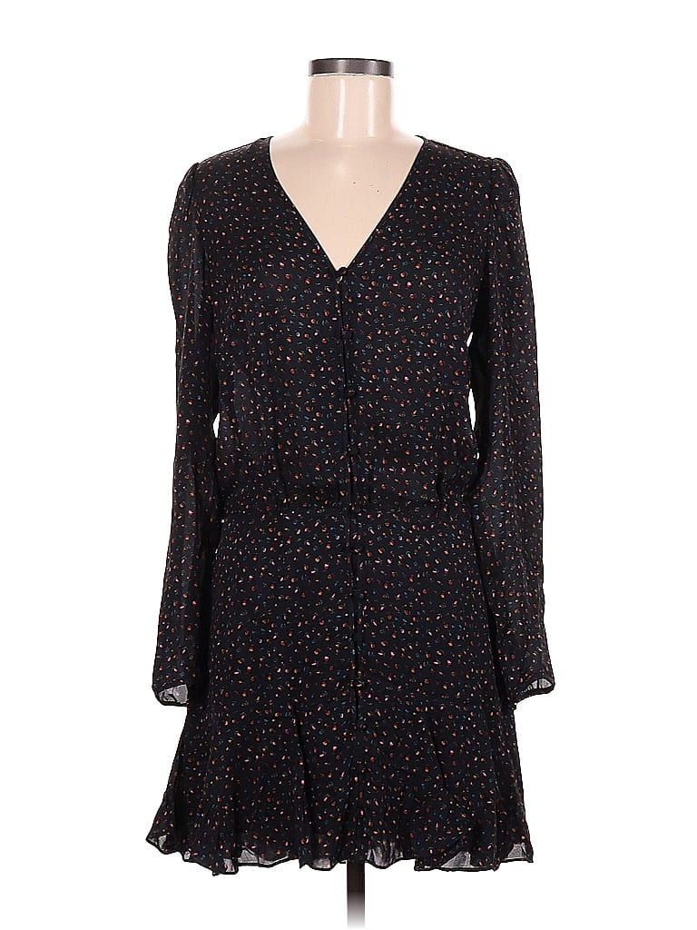 Veronica Beard 100% Silk Polka Dots Black Casual Dress Size 8 - 77% off ...