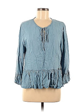 DKNY Long Sleeve Blouse (view 1)