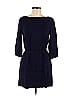 Just Fab Solid Blue Casual Dress Size M - photo 1