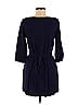 Just Fab Solid Blue Casual Dress Size M - photo 2