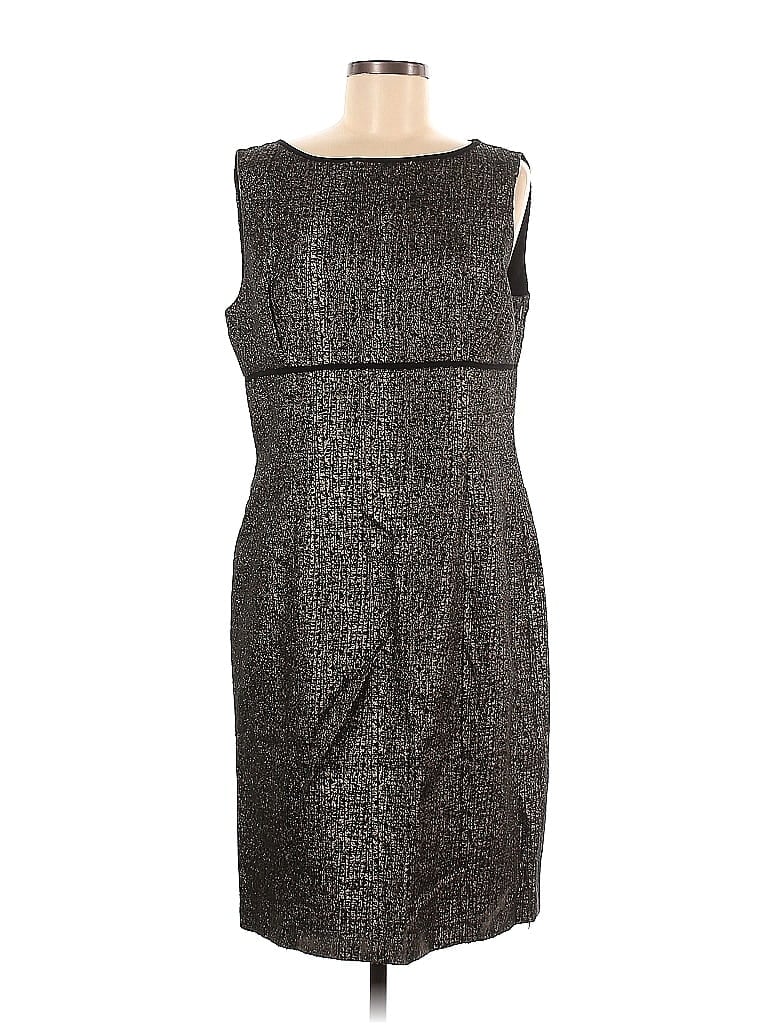 Alex Marie Leopard Print Black Casual Dress Size 12 - 72% off | thredUP
