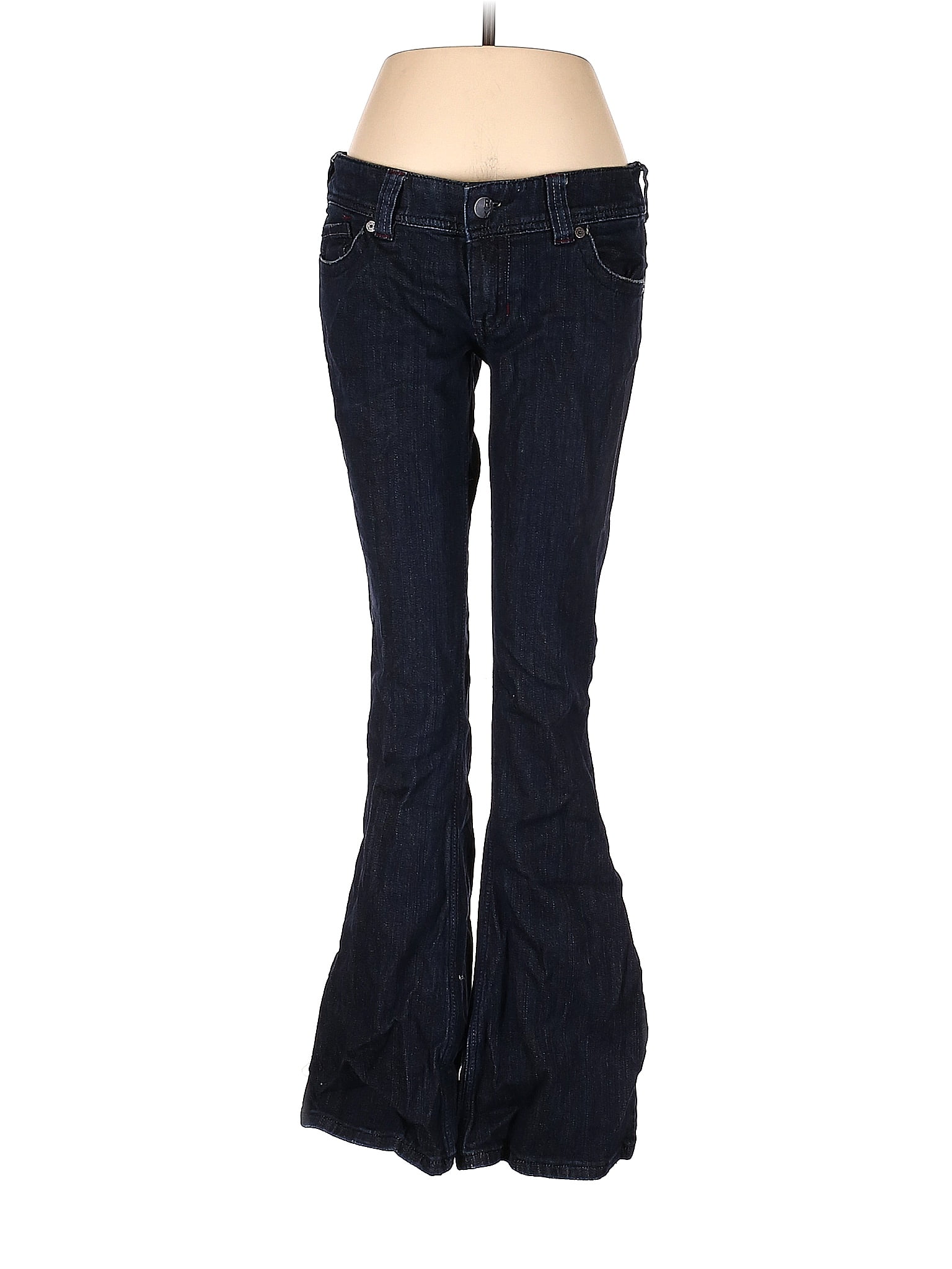 Roxy Solid Blue Jeans Size 7 62 off thredUP