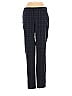 British Khaki Grid Plaid Tweed Blue Casual Pants Size 2 - photo 1