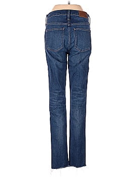 Madewell 9" Mid-Rise Skinny Jeans in Paloma Wash: Raw-Hem Edition (view 2)