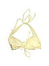 Old Navy 100% Polyester Tweed Gold Tan Swimsuit Top Size 1 - photo 2